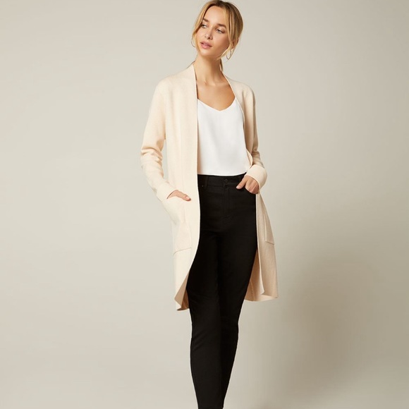 Novelti - Open-front Sweater Coat - Picture 2 of 10